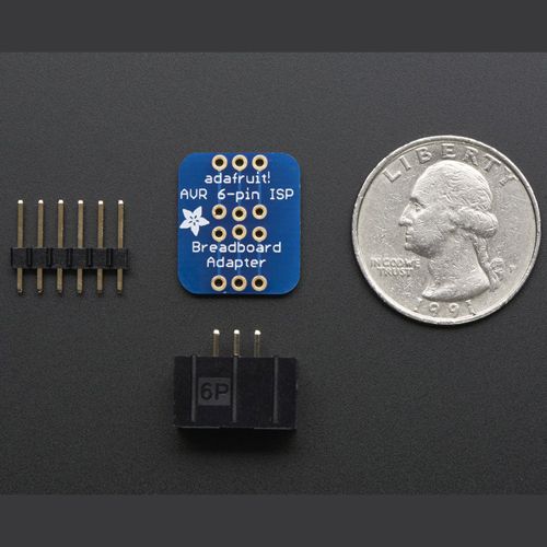 Adafruit 1465 6-pin AVR ISP Breadboard Adapter Mini Kit 